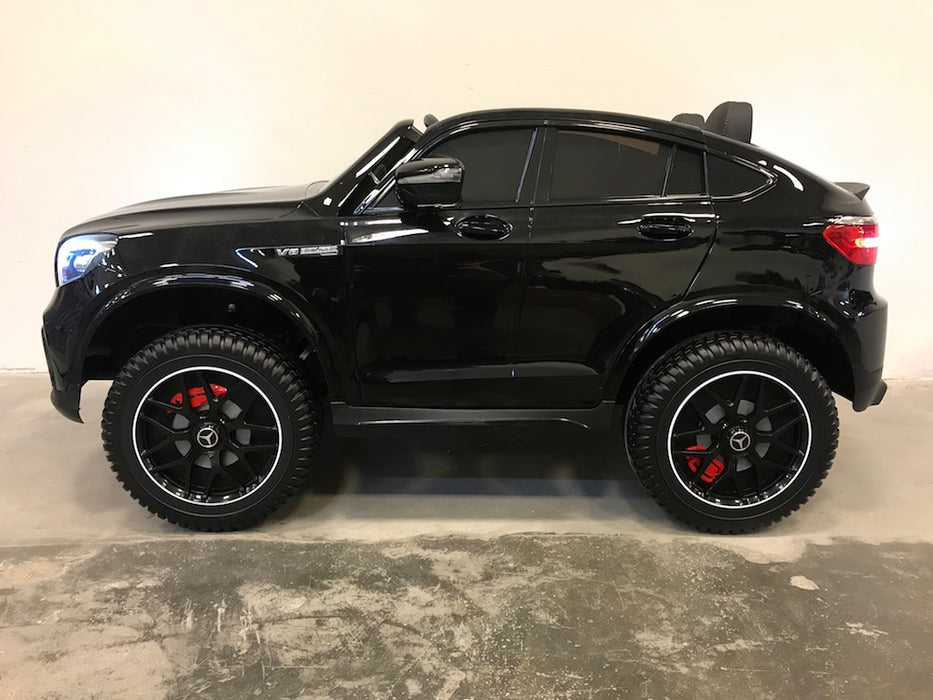 Mercedes GLC 63 AMG 4WD 2-Persoons Kinderauto 12V MP4 (zwart) - Trapautodealer