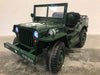 Army Legerjeep 4WD 3-Persoons Kinderauto 24V + 2.4G RC (Willy Look) - Trapautodealer