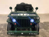 Army Legerjeep 4WD 3-Persoons Kinderauto 24V + 2.4G RC (Willy Look) - Trapautodealer