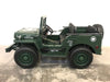 Army Legerjeep 4WD 3-Persoons Kinderauto 24V + 2.4G RC (Willy Look) - Trapautodealer