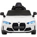 BMW M4 Competition Accu Auto 12 Volt + 2.4G RC (wit) - Trapautodealer