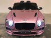 Bentley Continental Supersports Speelgoed Auto 12 Volt + 2.4G RC (roze) - Trapautodealer
