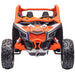 Can-Am Maverick 4WD Buggy 2-Persoons Kinderauto 24V + 2.4G RC (oranje + MP4) - Trapautodealer