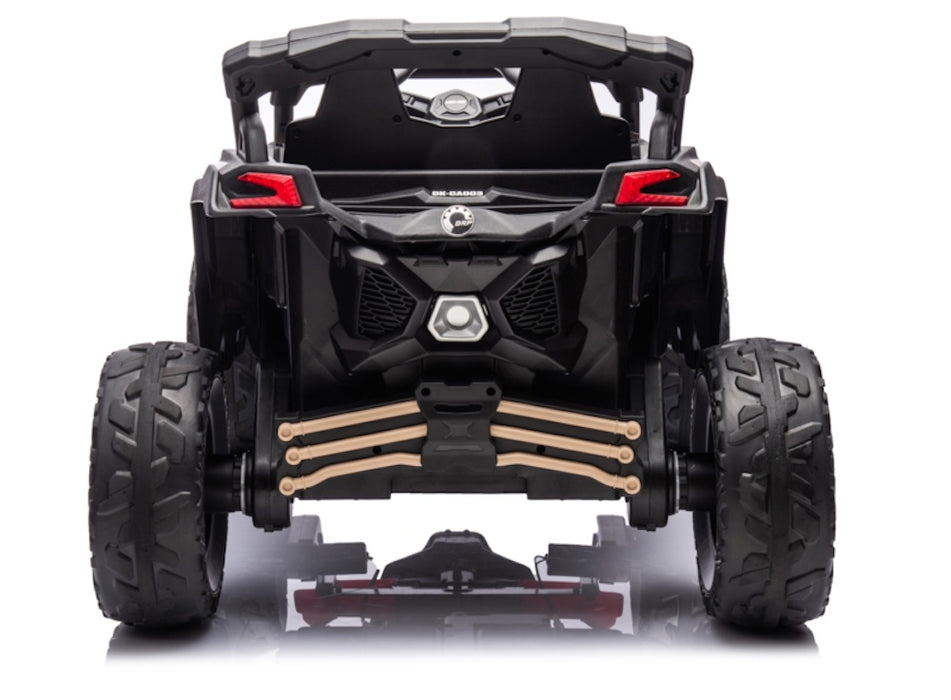 Can-Am Maverick 4WD Buggy Kinderauto 1-Persoons 24V + 2.4G RC (kaki + MP4)