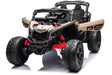 Can-Am Maverick 4WD Buggy Kinderauto 1-Persoons 24V + 2.4G RC (kaki + MP4)