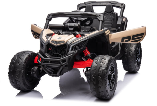 Can-Am Maverick 4WD Buggy Kinderauto 1-Persoons 24V + 2.4G RC (kaki + MP4)