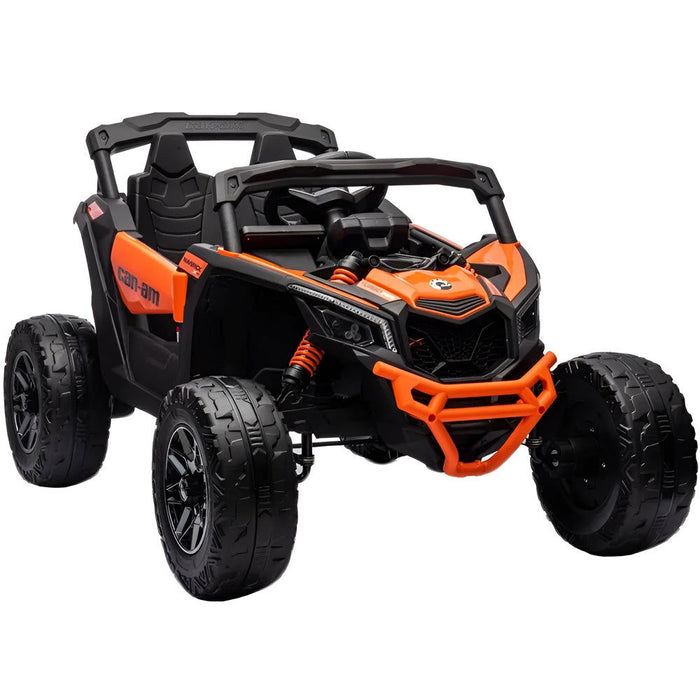 Can-Am Maverick Buggy Kinderauto 1-Persoons 24V 4WD + 2.4G RC (oranje + MP4) - Trapautodealer