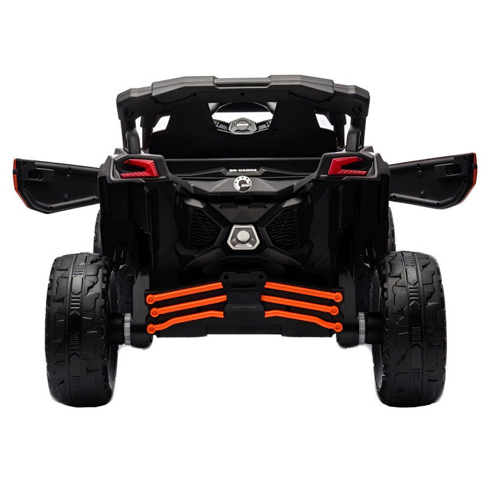 Can-Am Maverick Buggy Kinderauto 1-Persoons 24V 4WD + 2.4G RC (oranje + MP4) - Trapautodealer