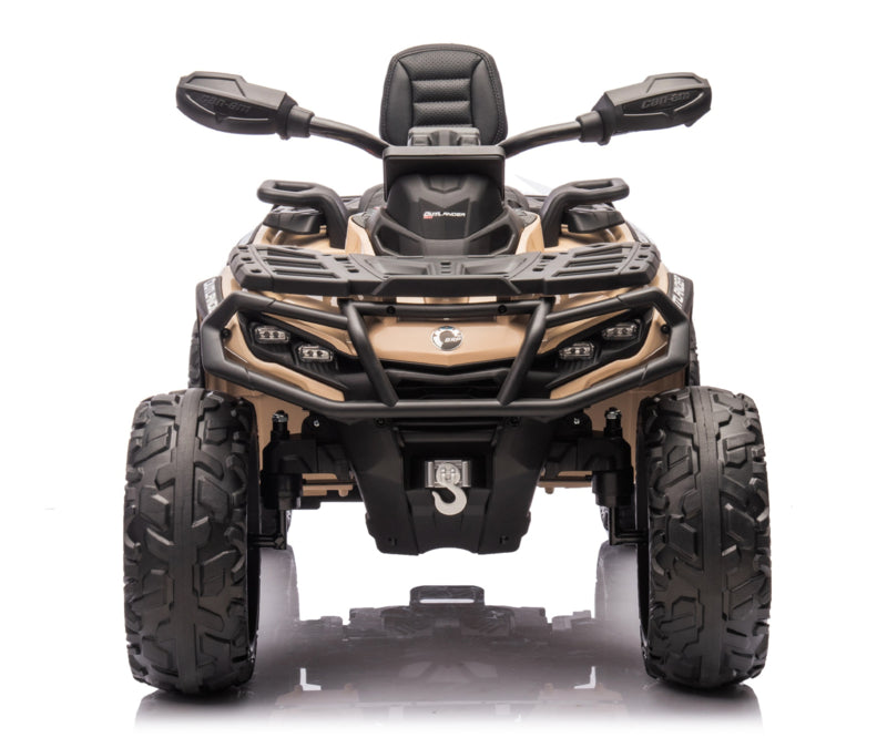 Can-Am Outlander kinderquad 12V 4WD Kaki 2 persoons - Trapautodealer