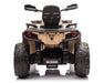 Can-Am Outlander kinderquad 12V 4WD Kaki 2 persoons - Trapautodealer