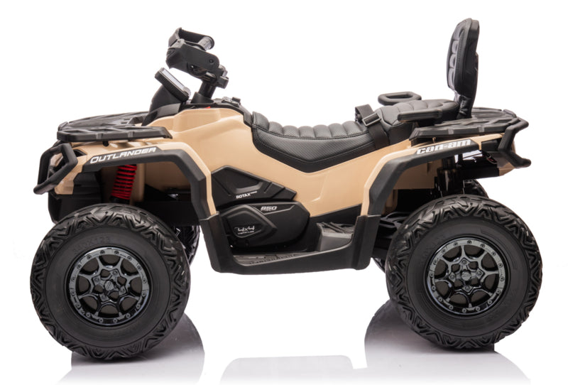 Can-Am Outlander kinderquad 12V 4WD Kaki 2 persoons - Trapautodealer