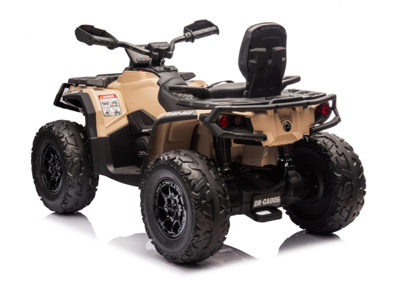 Can-Am Outlander kinderquad 12V 4WD Kaki 2 persoons - Trapautodealer