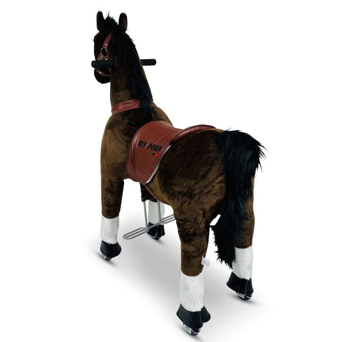 Donkerbruin Met Witte Bles Speelgoed Paard My Pony (4-9 jaar) (MP2009-M) - Trapautodealer
