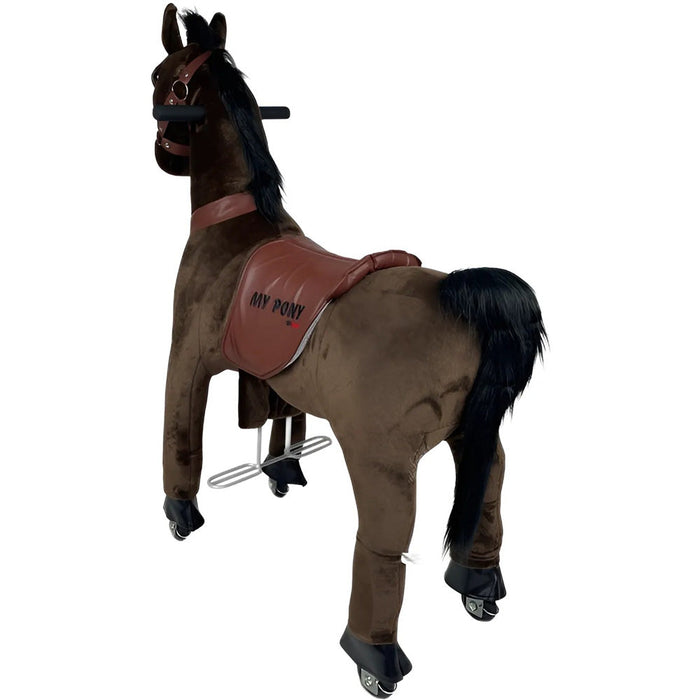 Donkerbruin Speelgoed Paard My Pony (3-6 jaar) (MP2008-S) - Trapautodealer