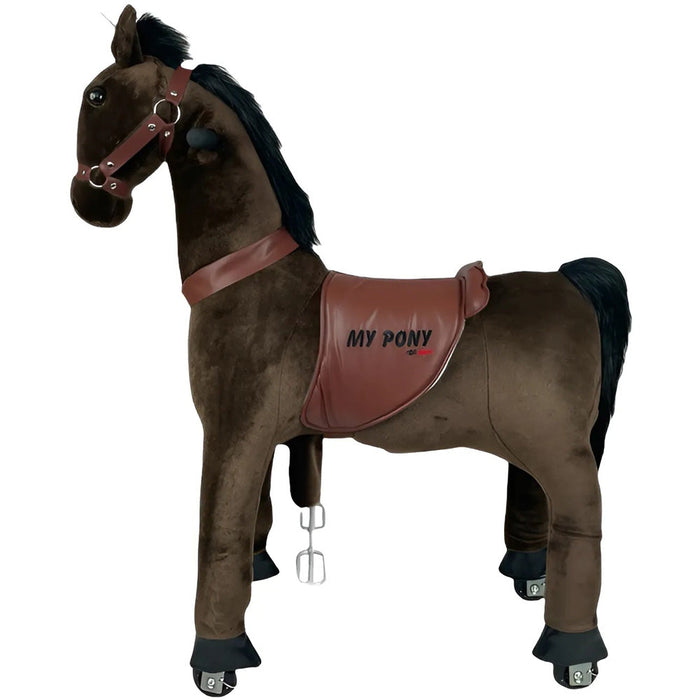 Donkerbruin Speelgoed Paard My Pony (3-6 jaar) (MP2008-S) - Trapautodealer