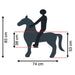 Donkerbruin Speelgoed Paard My Pony (3-6 jaar) (MP2008-S) - Trapautodealer