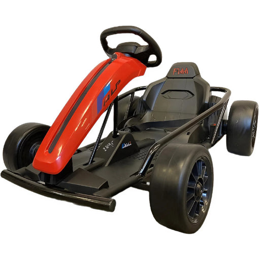 Drift Kart Rood 24V Kinderauto 200W met 25.000RPM Motoren (18 km/u) - Trapautodealer