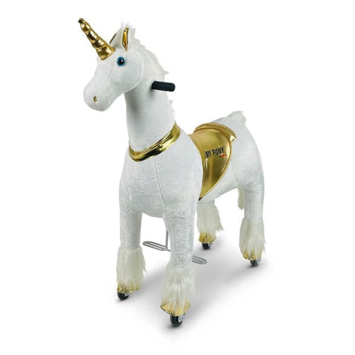 Eenhoorn Speelgoed Paard My Pony (goud/3-6 jaar) (MP2041-S) - Trapautodealer