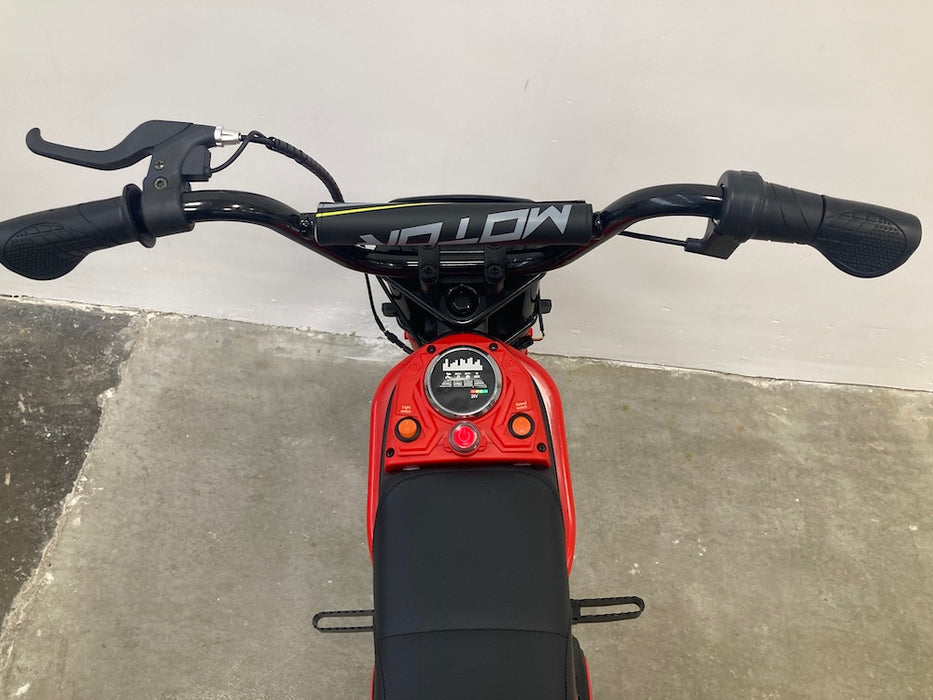 Kinder crossmotor 24V 350 Watt (rood) - Trapautodealer