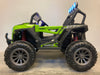 Elektrische kinder buggy 12 volt 4wd + 2.4G RC (groen) - Trapautodealer