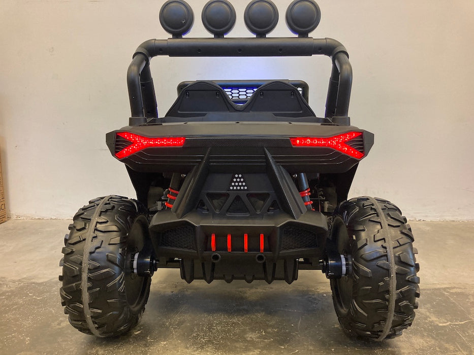Elektrische kinder buggy 12 volt 4wd + 2.4G RC (groen) - Trapautodealer