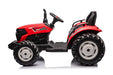 Kinder tractor 24V met aanhanger + 2.4G RC (Rood) - Trapautodealer