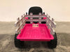 Elektrische Kindertractor 12V Roze + Aanhanger + 2.4G RC - Trapautodealer