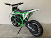 Elektrische Kinder Crossmotor 36V Groen 800W - Off-Road - Trapautodealer