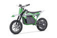 Elektrische Kinder Crossmotor 36V Groen 800W - Off-Road - Trapautodealer