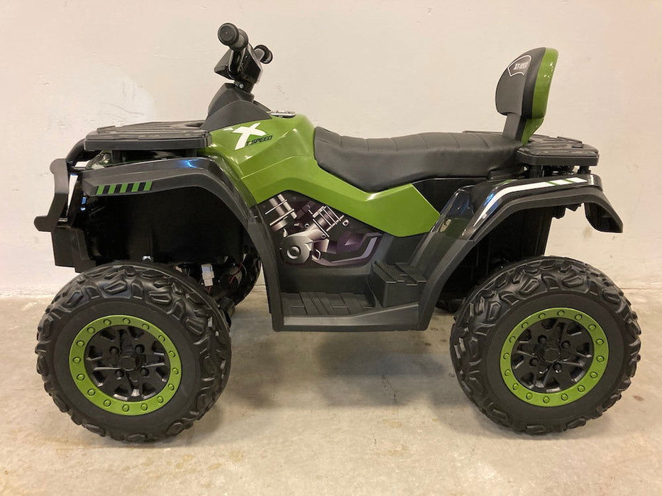Elektrische kinderquad 24 volt 4WD (rood) - Trapautodealer