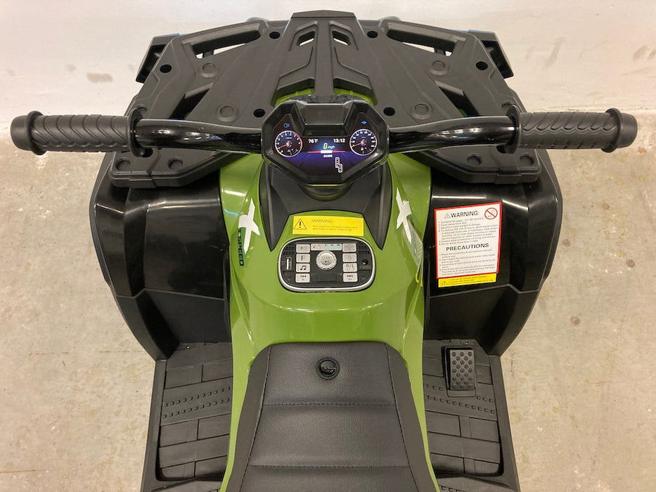 Elektrische kinderquad 24 volt 4WD (rood) - Trapautodealer