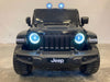 Jeep Wrangler Rubicon Kinderauto 12V 4WD + 2.4G RC (zwart) - Trapautodealer