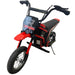 Kinder crossmotor 24V 350 Watt (rood) - Trapautodealer