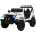Kinderauto Gravity 12V twee persoons elektrische kinderauto (wit) - Trapautodealer