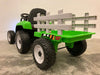 Elektrische Kindertractor 12V Groen + Aanhanger + 2.4G RC - Trapautodealer