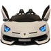 Lamborghini Aventador 2-Persoons Kinderauto 24V Drift + 2.4G RC (wit) - Trapautodealer