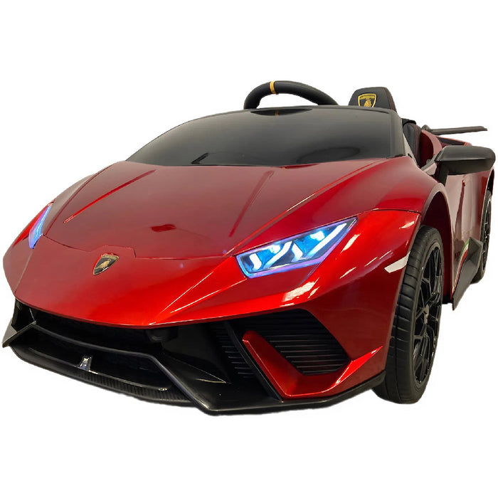 Lamborghini Huracan LP640 Accu Kinderauto 12V + 2.4G RC (rood metallic) - Trapautodealer