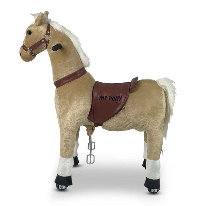 Lichtbruin Rijdend Speelgoed Paard My Pony (3-6 jaar) (MP2024-S) - Trapautodealer