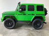 Mercedes G63 XL AMG accu Kinderauto 24V 4WD mat groen twee persoons - Trapautodealer