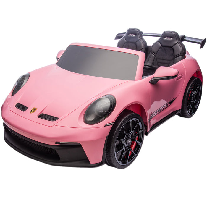Kinderauto Porsche 911 GT3 - 24V 4WD 2 persoons (Wit) - Trapautodealer