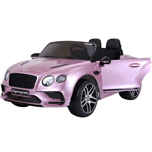 Bentley Continental Supersports Speelgoed Auto 12 Volt + 2.4G RC (roze) - Trapautodealer