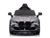 BMW M4 elektrische kinderauto 12V + 2.4G Afstandsbediening (zilver) - Trapautodealer