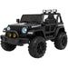 Elektrische Kinderjeep Gravity 12V + 2.4RC (zwart) - Trapautodealer