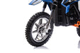 Kinder crossmotor 36V 350 watt (blauw/oranje) - Trapautodealer