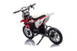 Elektrische kinder crossmotor 36V 350 watt (rood) - Trapautodealer