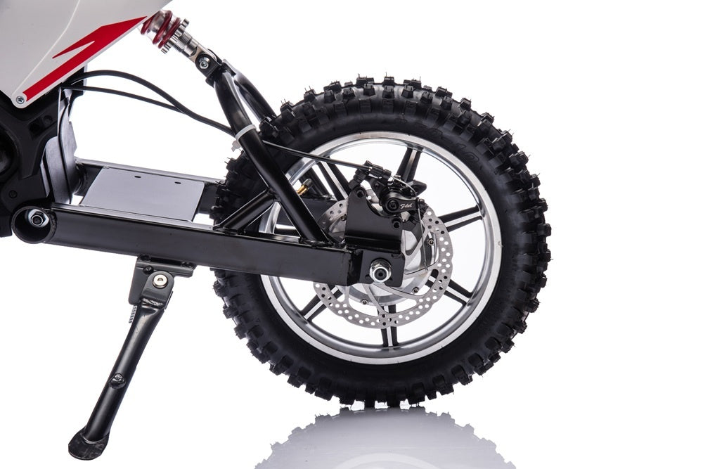 Elektrische kinder crossmotor 36V 350 watt (rood) - Trapautodealer