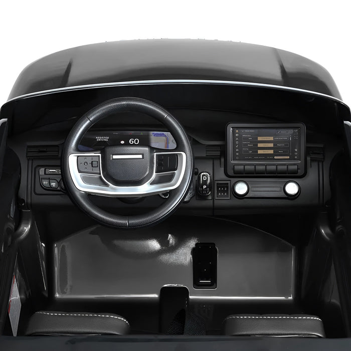 Range Rover Auto voor Kinderen 2-Persoons 24V + 2.4G RC (grijs met MP4) - Trapautodealer