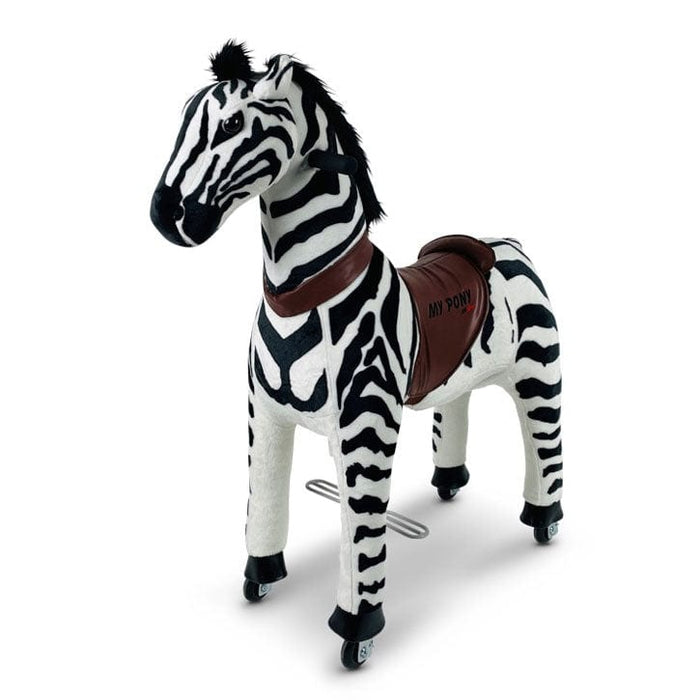 Zebra Paard Op Wielen My Pony (4-9 jaar) (MP2001-M) - Trapautodealer