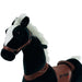 Zwart Met Witte Bles Paard Op Wielen My Pony (4-9 jaar) (MP2003-M) - Trapautodealer