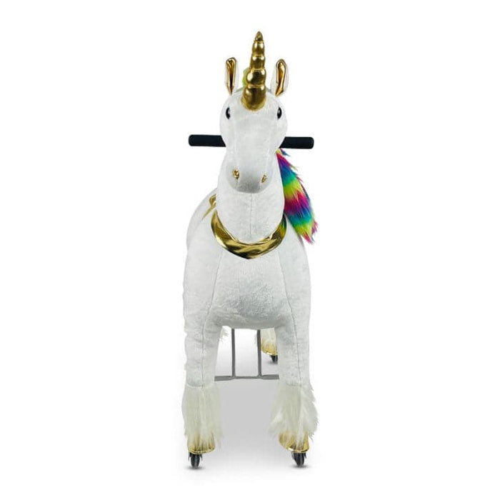 Unicorn Multicolor Gold Speelgoedpaard My Pony (3-6 jaar) (MP2020-S) - Trapautodealer